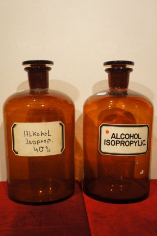 2x fľaša na chemikáliu