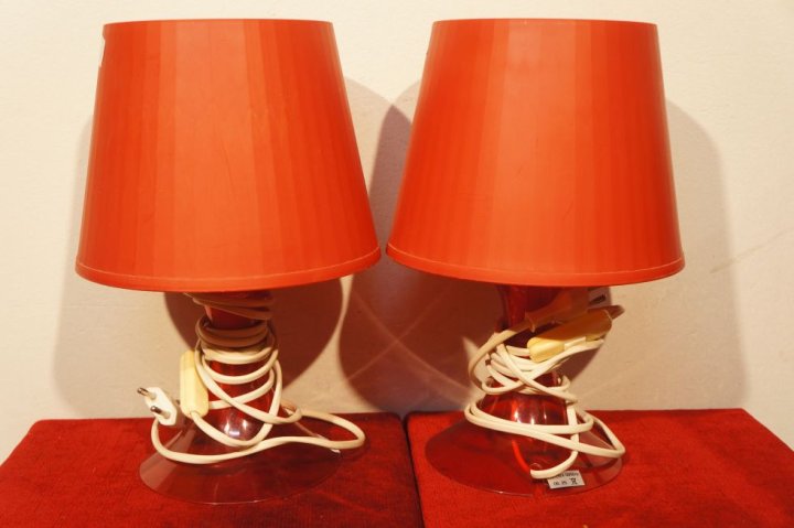 2x stolná lampa