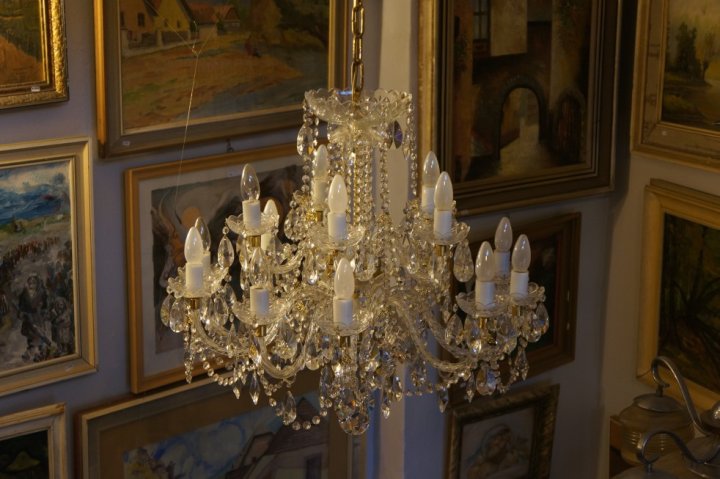 luster kryštálový