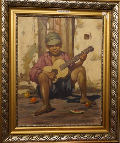 chlapec s gitarou