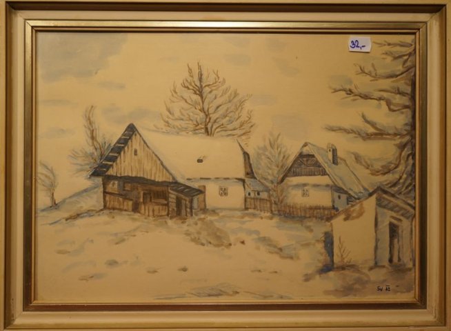 domčeky v zime