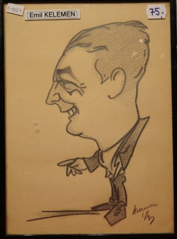 karikatúra muža
