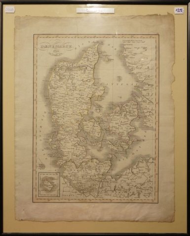 mapa Dánsko