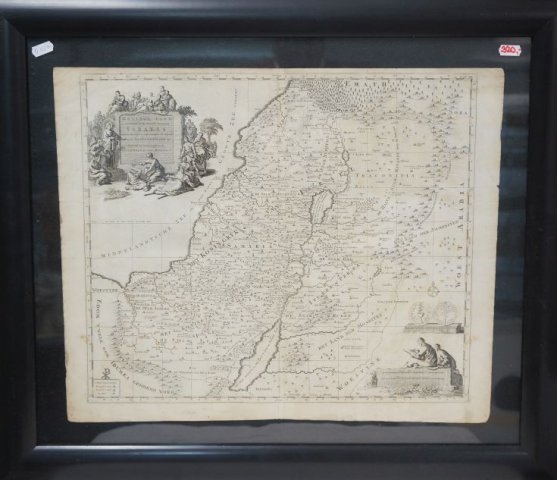 mapa Izrael