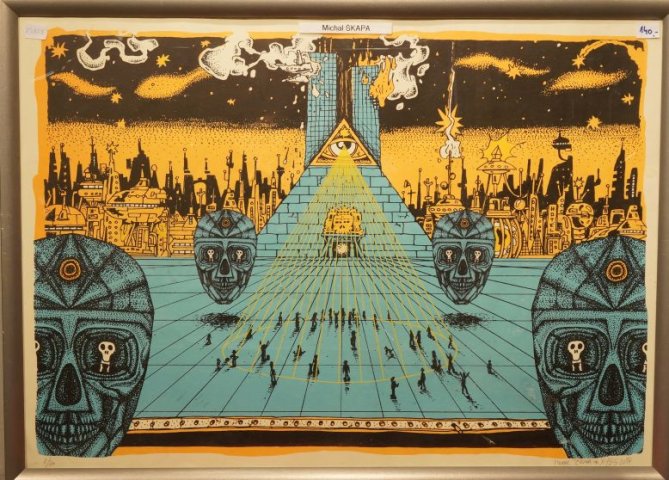 pyramída lebky