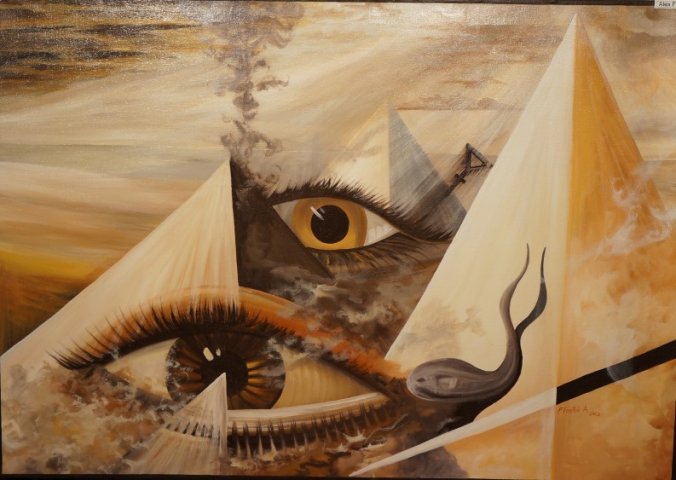 pyramída oči
