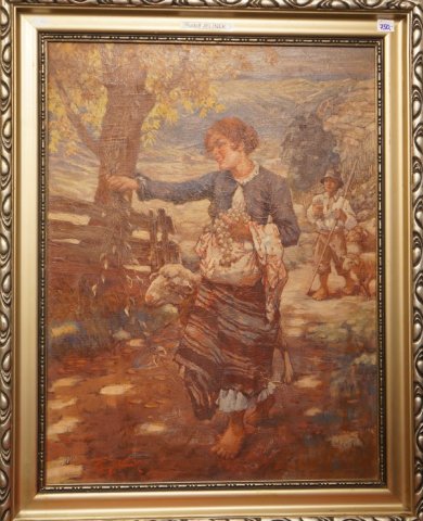 žena a pastierik