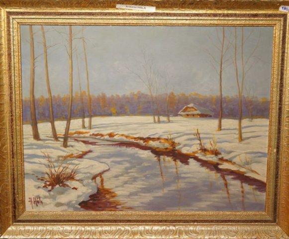 zimná krajinka
